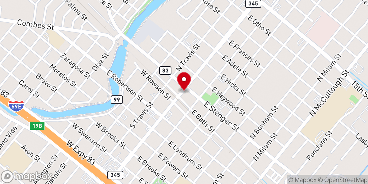Map showing location of Cross Community Center