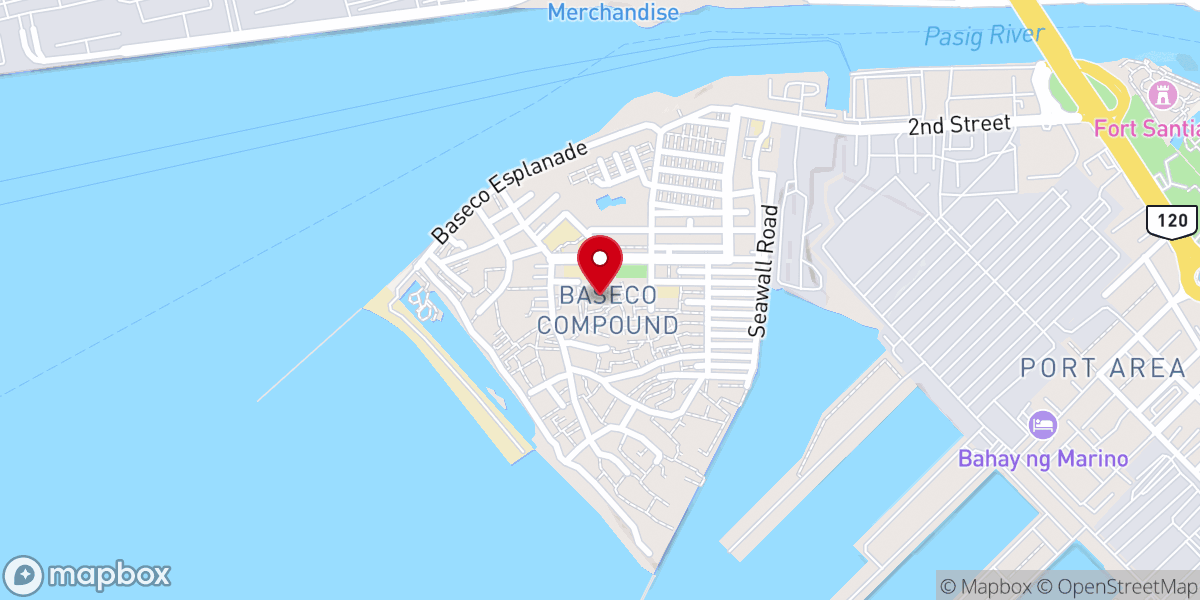 Map showing location of WCF Tambakan Church