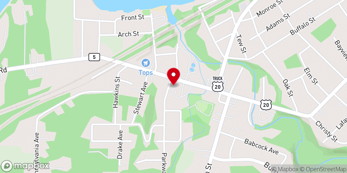 Map showing location of Our Lady of Mount Carmel Church