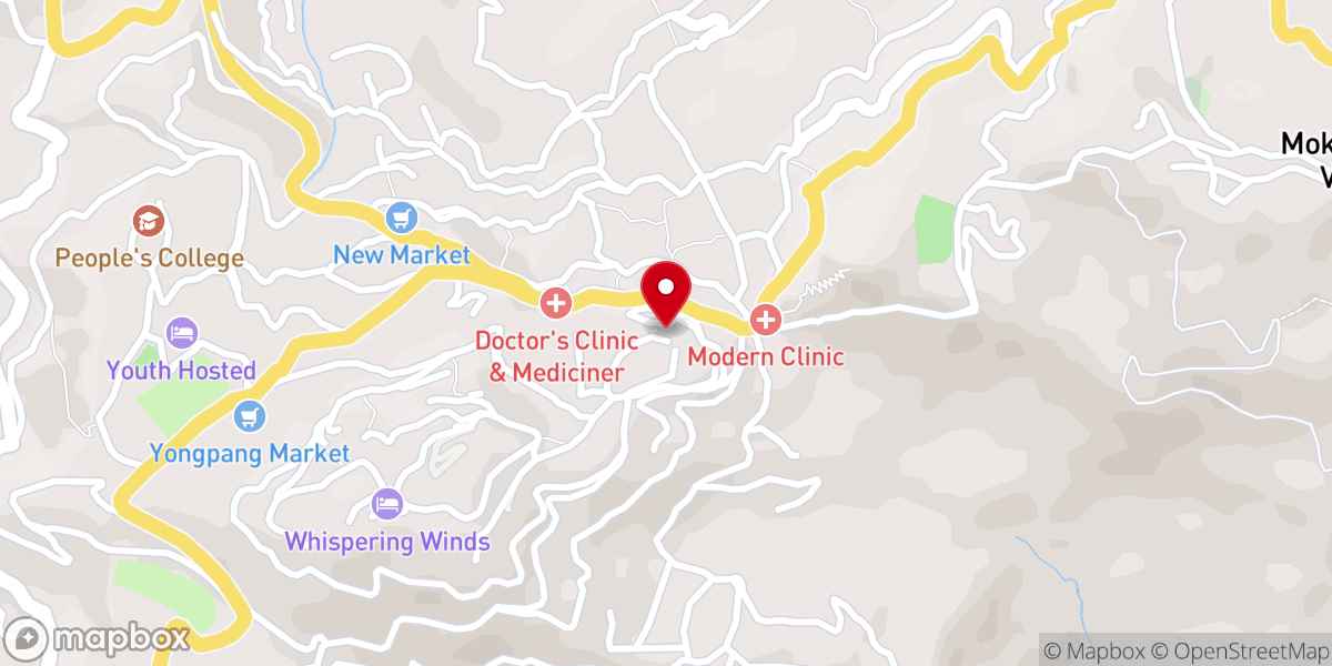Map showing location of Kadak Chai (MOKOKCHUNG)