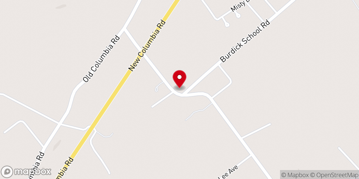 Map showing location of Bethel AME Church