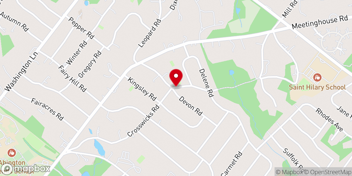 Map showing location of Vision of Hope Baptist Church