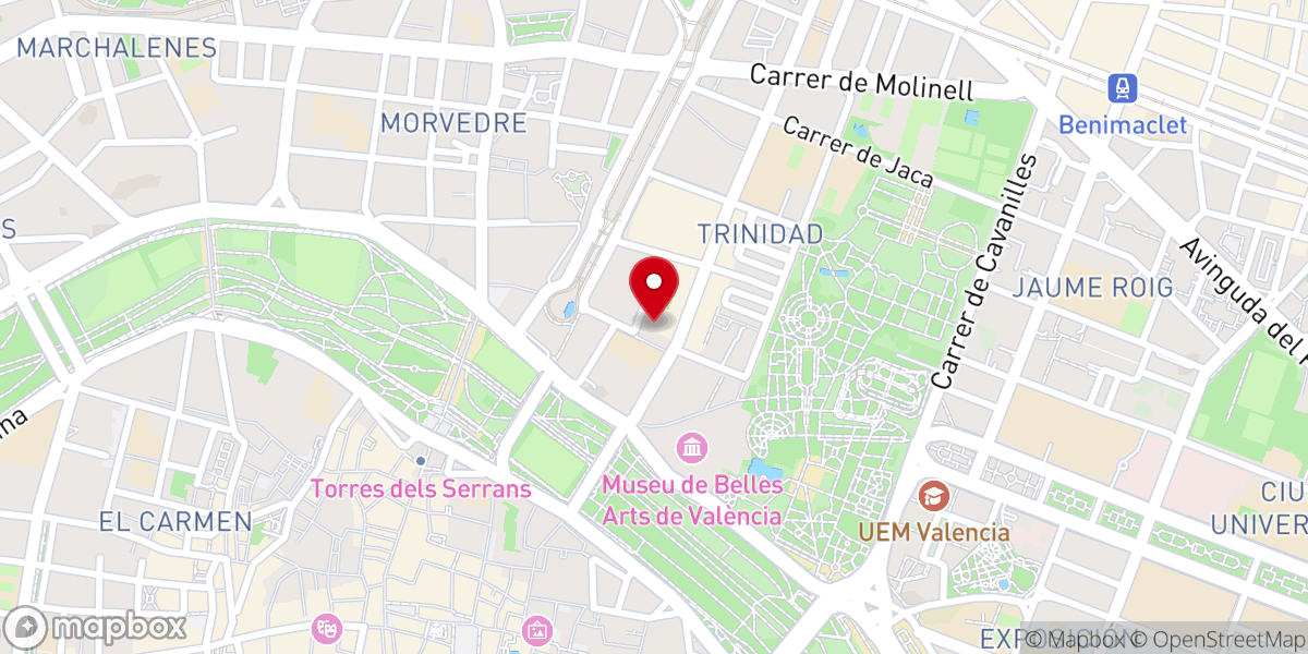 Map showing location of Real Monasterio de San Cristóbal (Agustinas Canónigas)