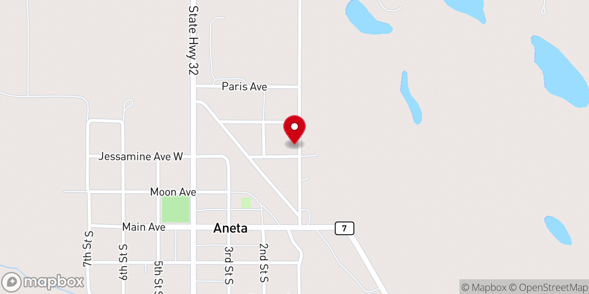 Map showing location of Sacred Heart Catholic Church