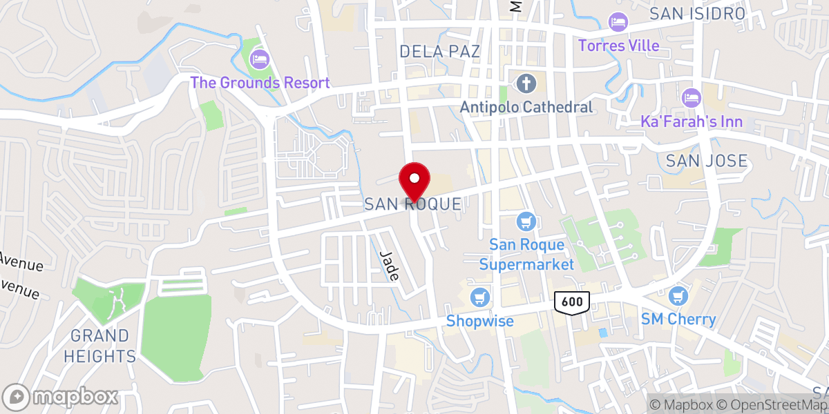 Map showing location of Alpha Baptist Church, Inc.