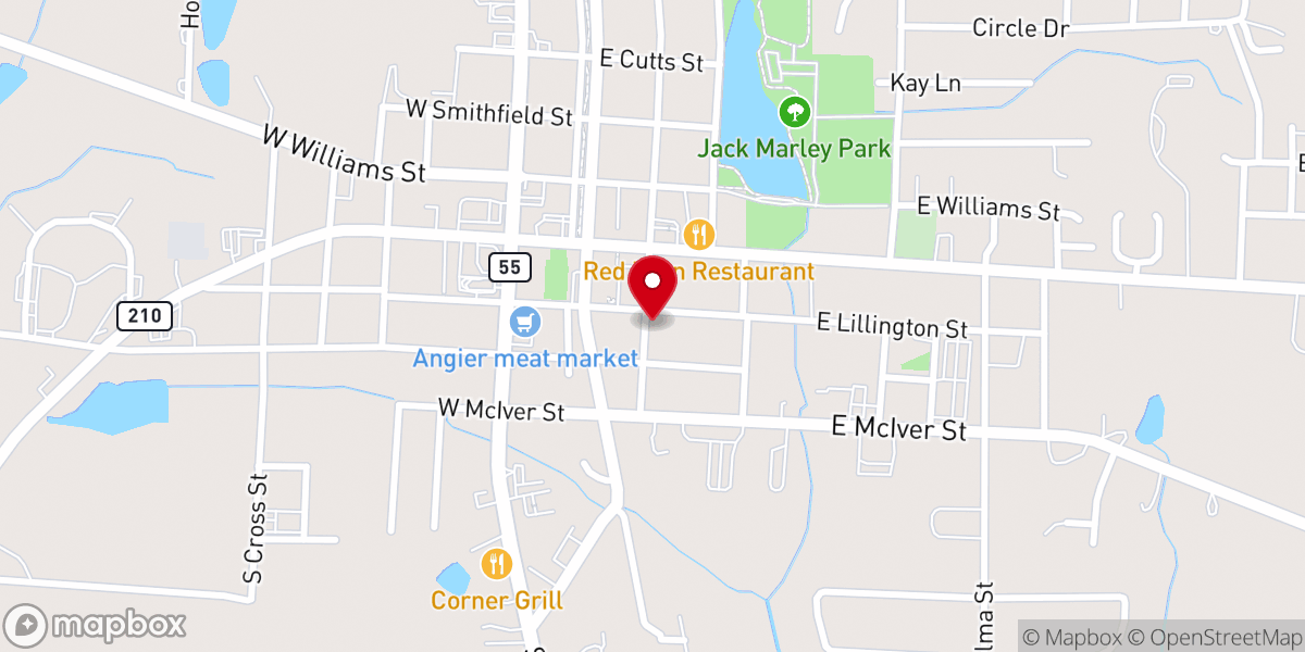 Map showing location of Iglesia Amistad Cristiana