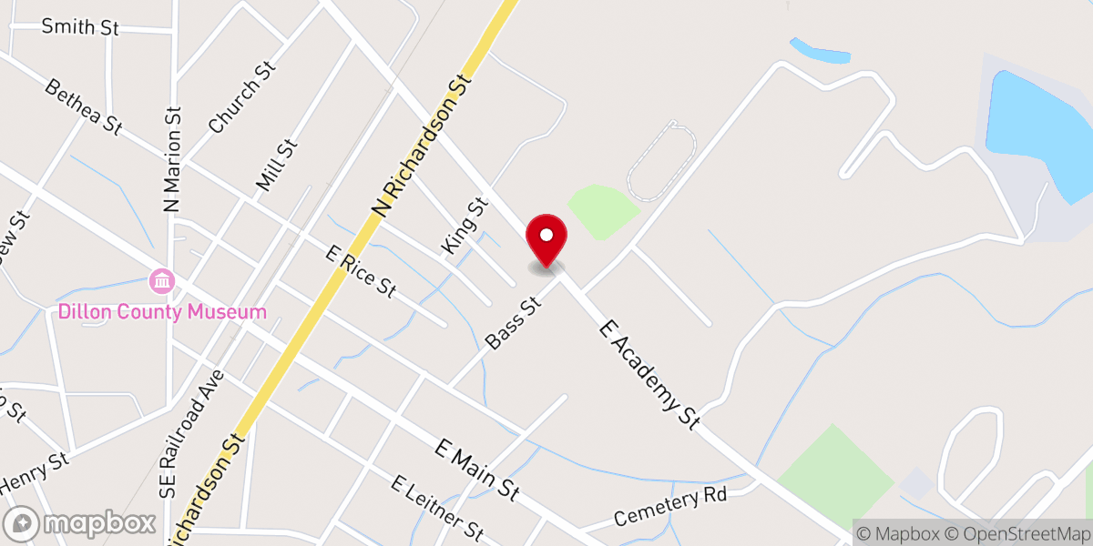 Map showing location of Latta Church of God