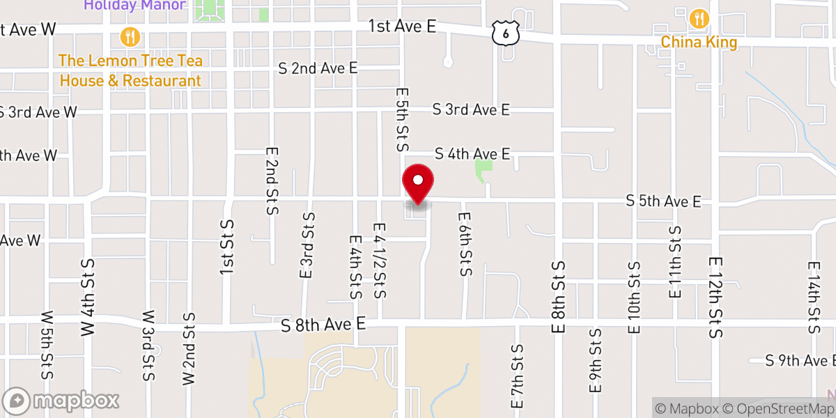 Map showing location of Newton Christian Reformed Church