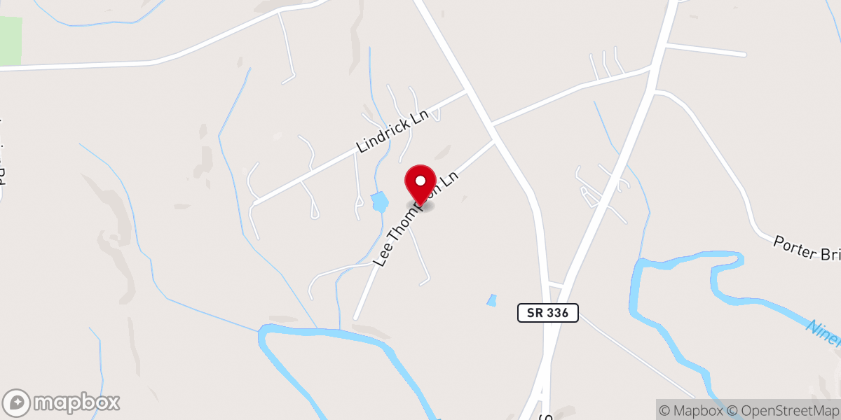 Map showing location of Faith Deliverance Church