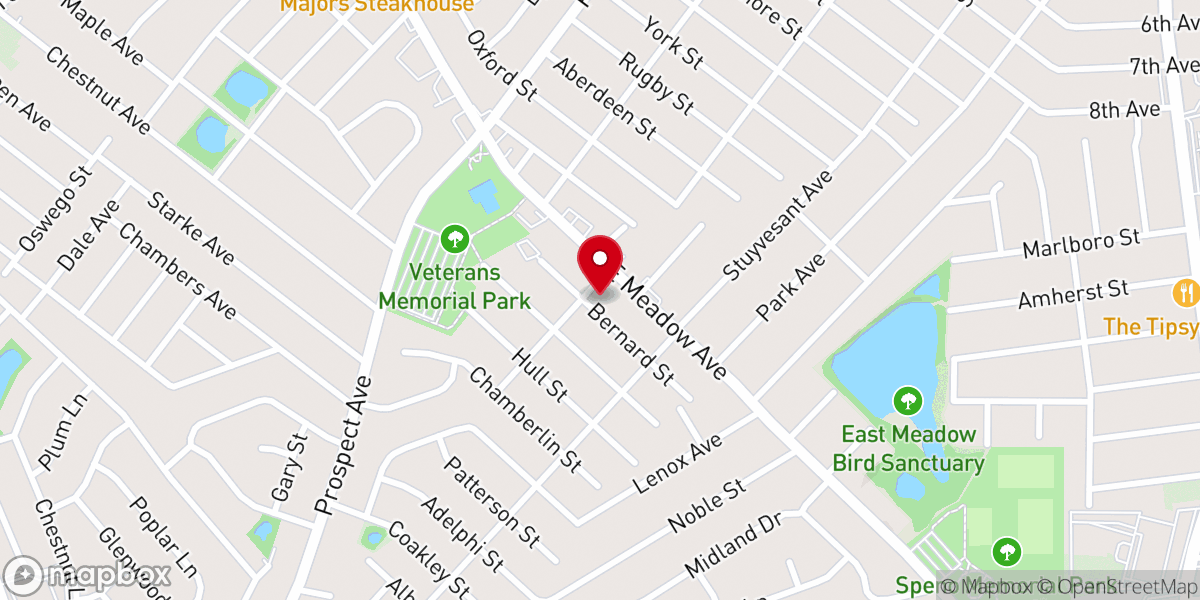 Map showing location of St. Francis' Church