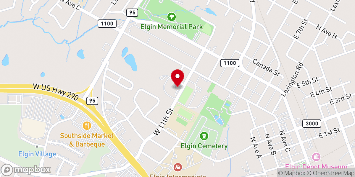 Map showing location of St. Vincent de Paul Society
