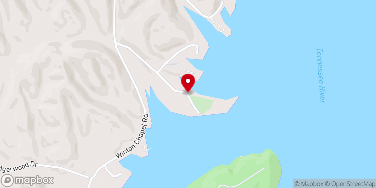 Map showing location of Winton Chapel