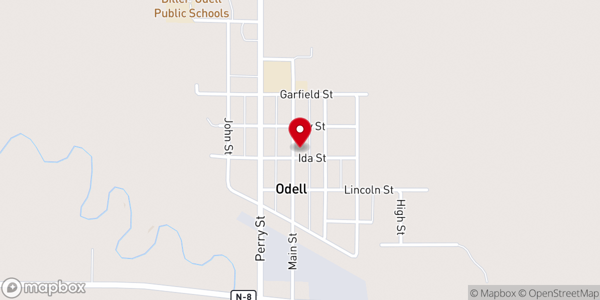 Map showing location of Rice Lodge & Conference Center