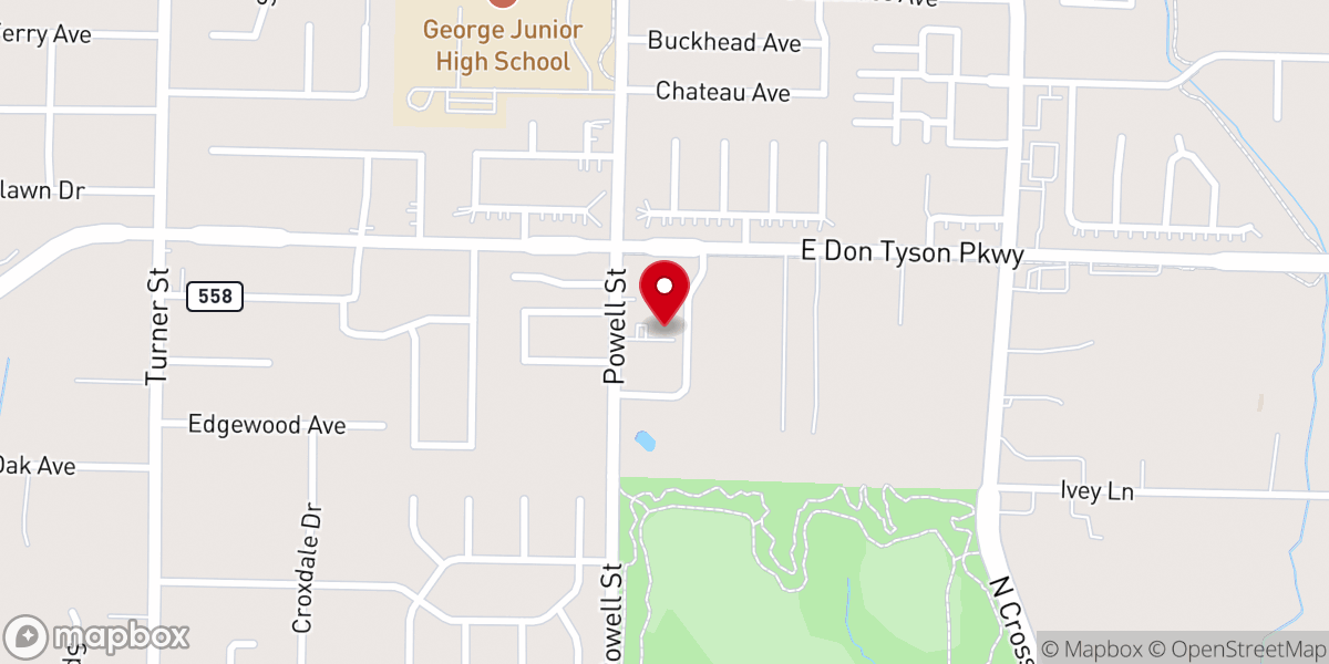 Map showing location of Legacy ministries of NWA