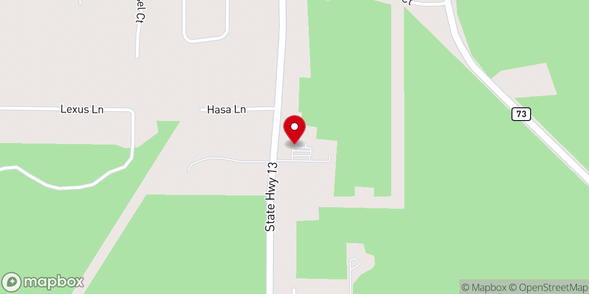 Map showing location of Good Shepherd Evangelical Lutheran Church