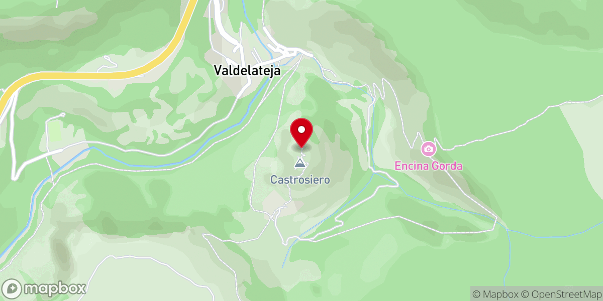 Map showing location of Ermita de las Santas Centola y Elena de Siero