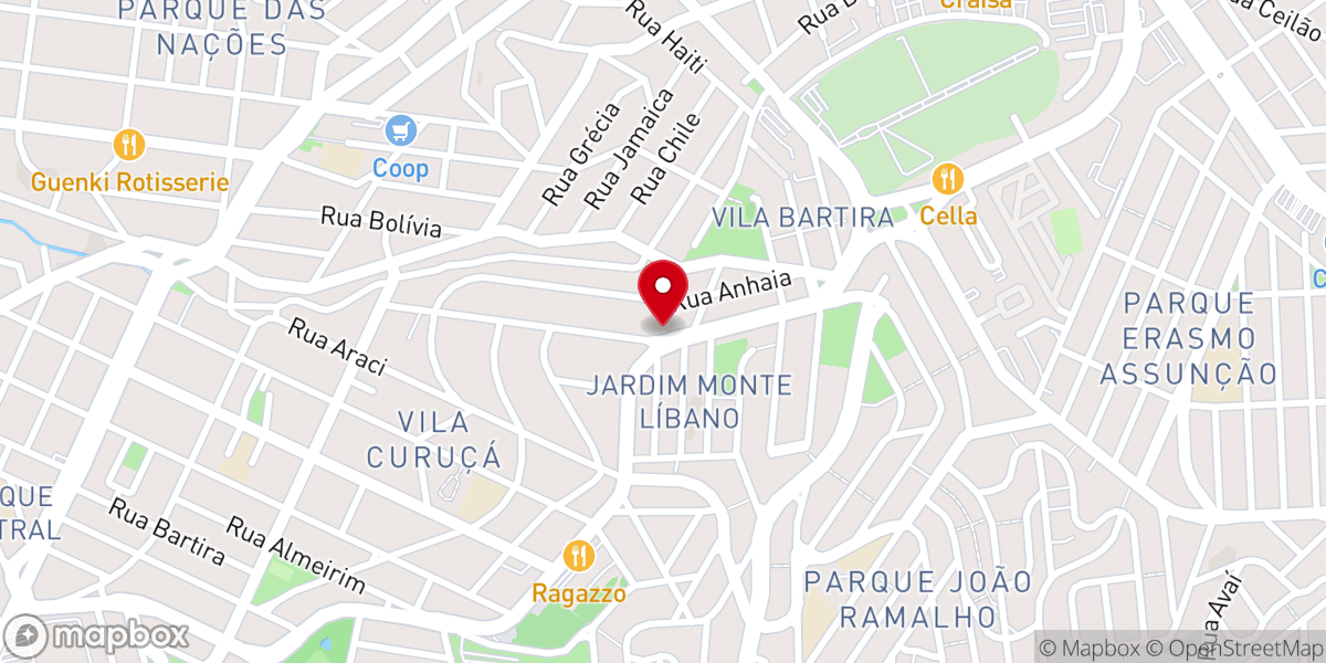 Map showing location of Igreja Evangelica Torre Forte