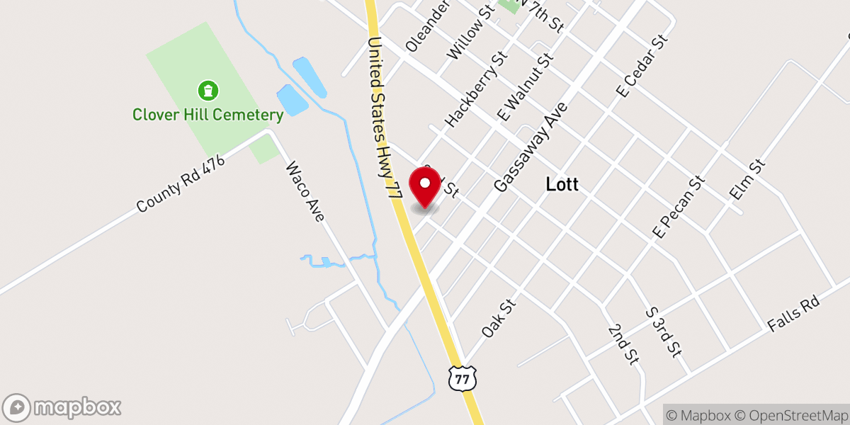 Map showing location of Little Benjamin Church of God in Christ