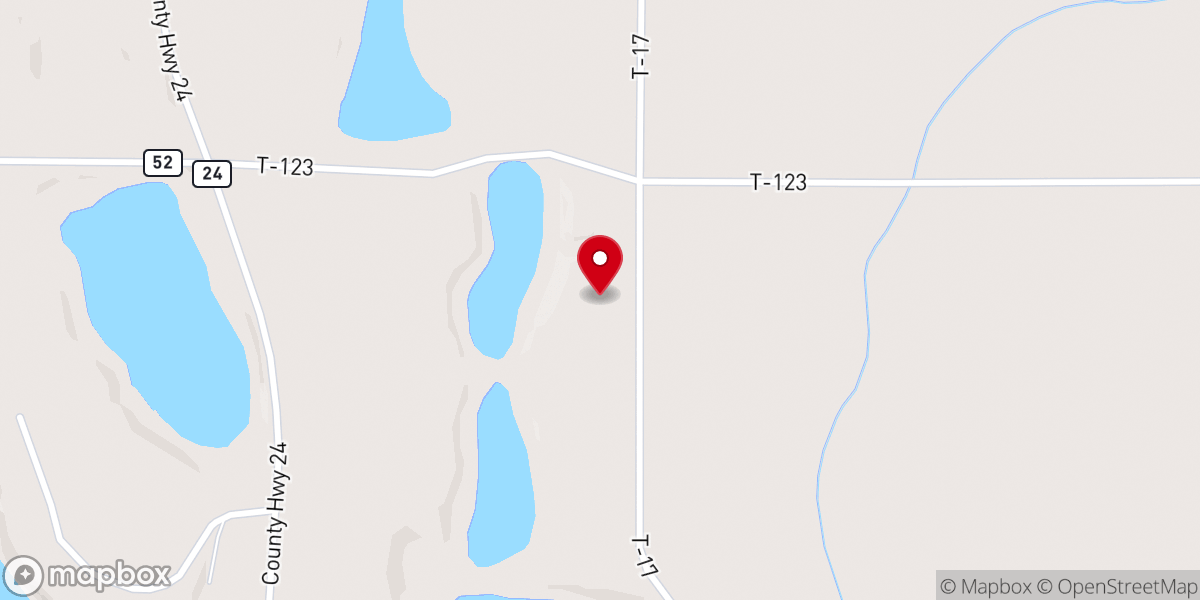 Map showing location of Destiny Church
