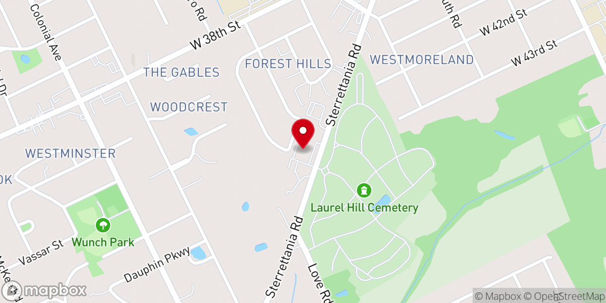Map showing location of Millcreek Community Church