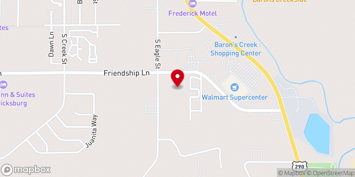 Map showing location of Calvary Pentecostal Church