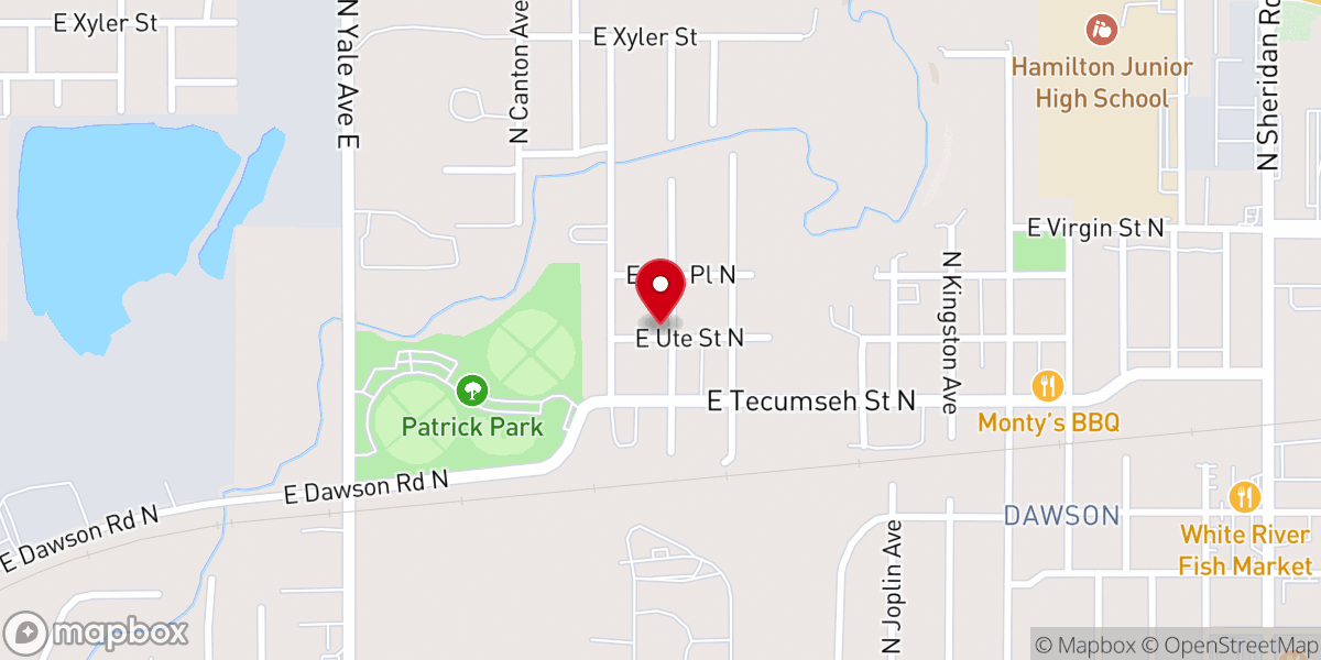 Map showing location of Today’s Church