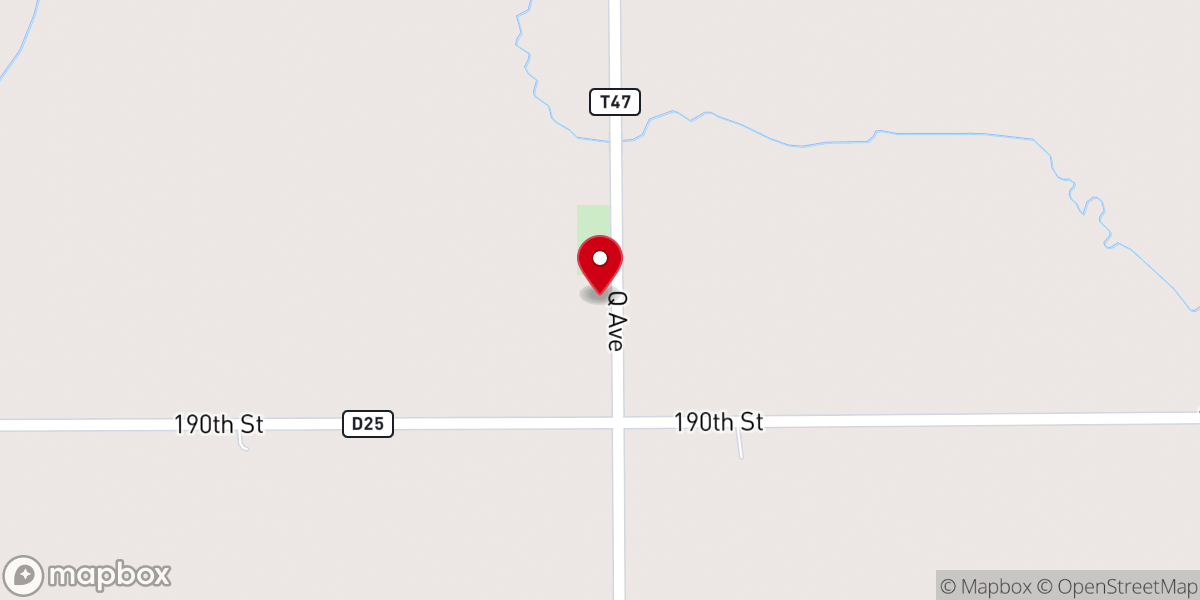 Map showing location of Lincoln Center Orchard Hill Church