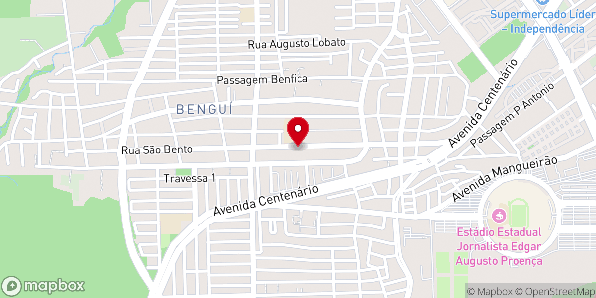 Map showing location of Igreja Assembleia de Deus de Anapólis
