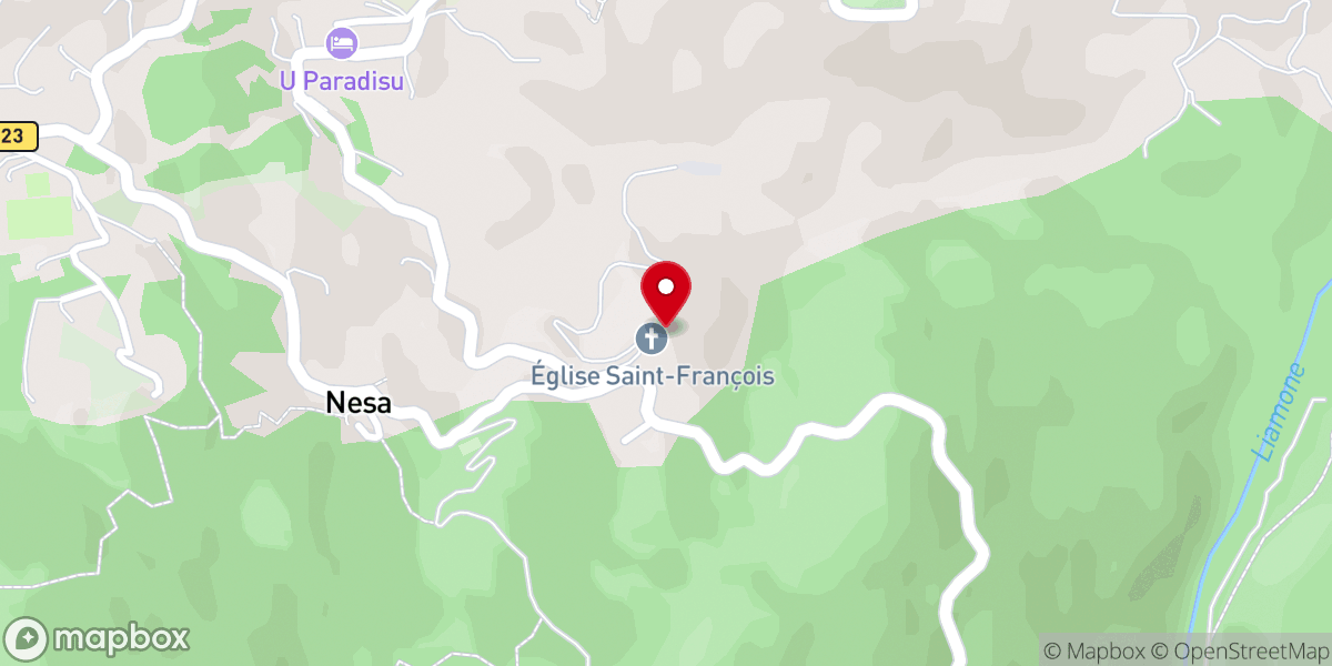 Map showing location of Couvent Saint François Pères Oblats