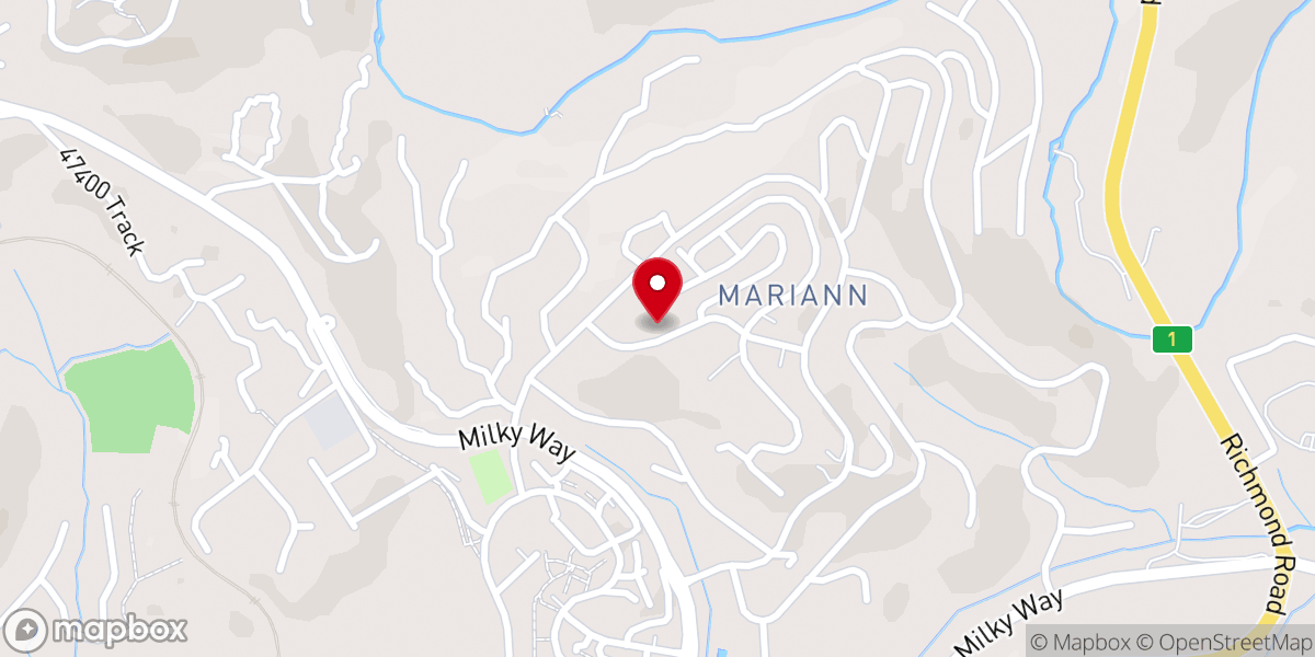 Map showing location of Christ the King Anglican Church