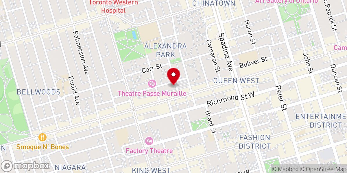 Map showing location of St. Stanislaus Kostka Church