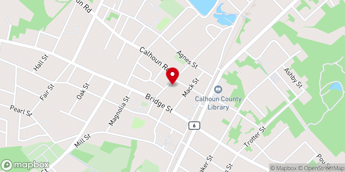 Map showing location of God First Church