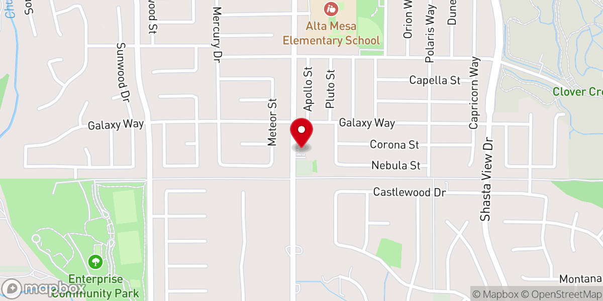 Map showing location of Mt. Calvary Christian Academy