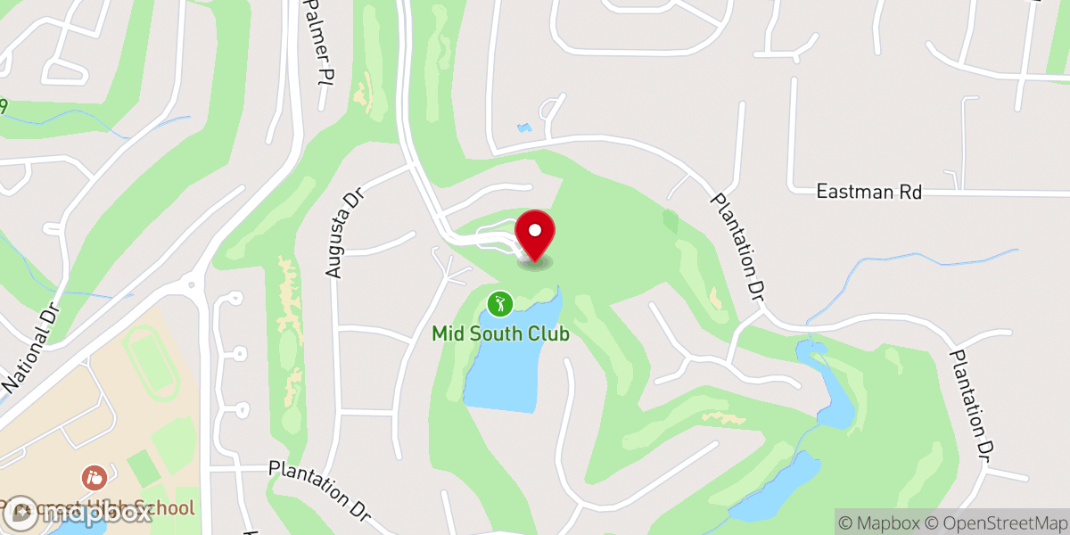 Map showing location of Mid South Club