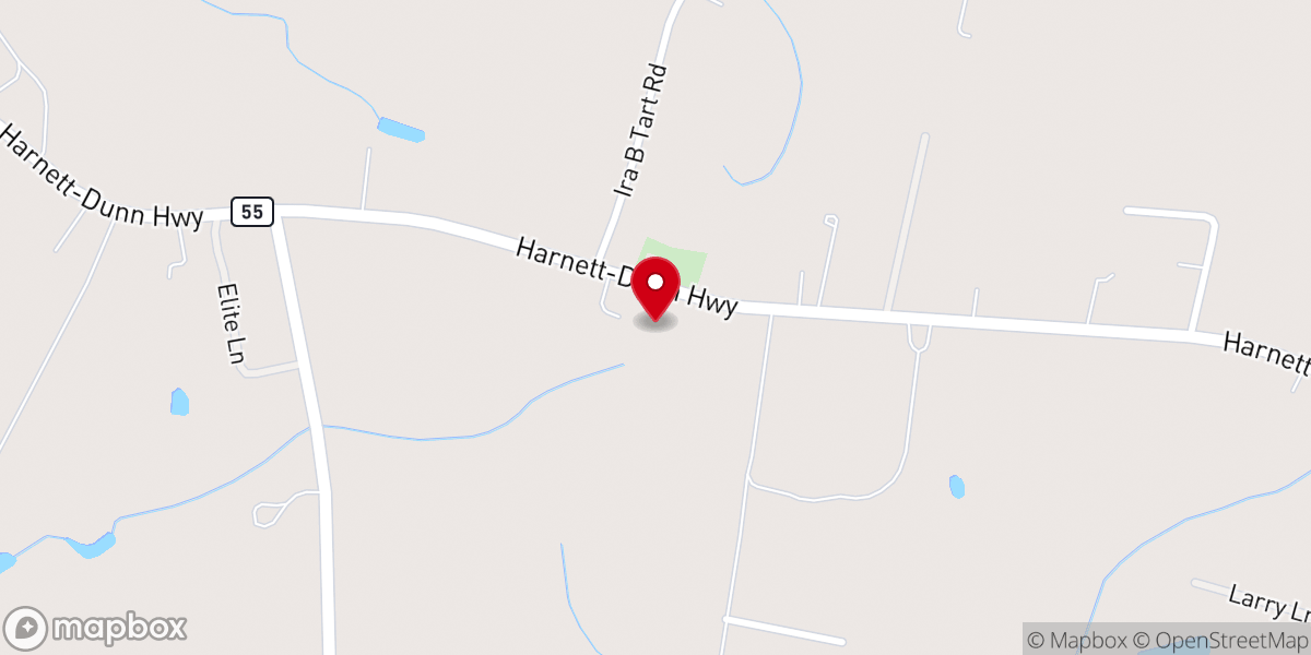 Map showing location of Stony Run Church