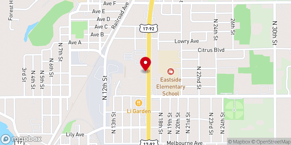 Map showing location of Centro Cristiano Ammi