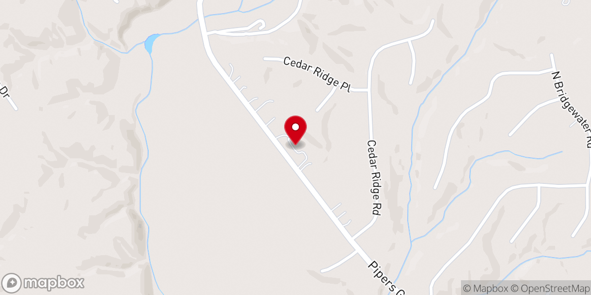 Map showing location of Shining Light Baptist Church