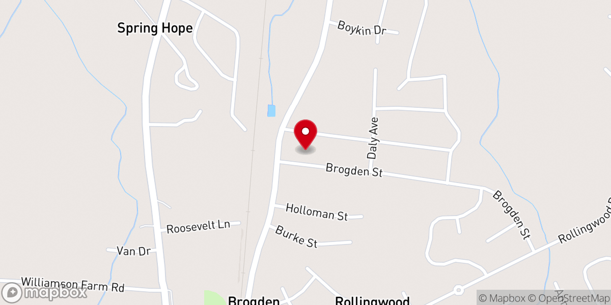 Map showing location of New First Corinthian Holy Church