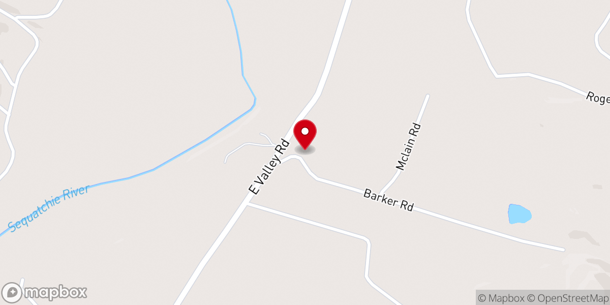 Map showing location of Hall Church Of Christ