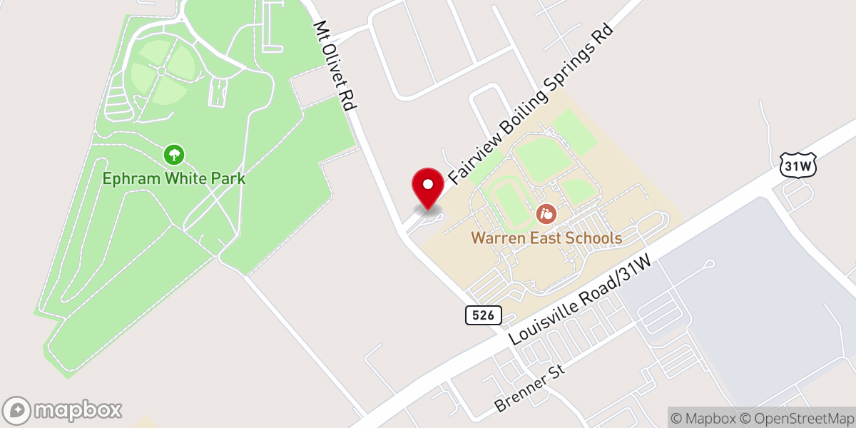 Map showing location of Fairview United Methodist Church