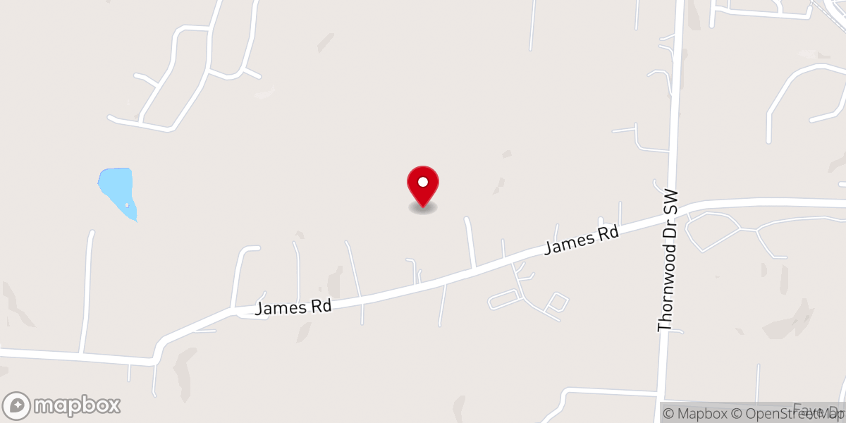 Map showing location of Life Tabernacle
