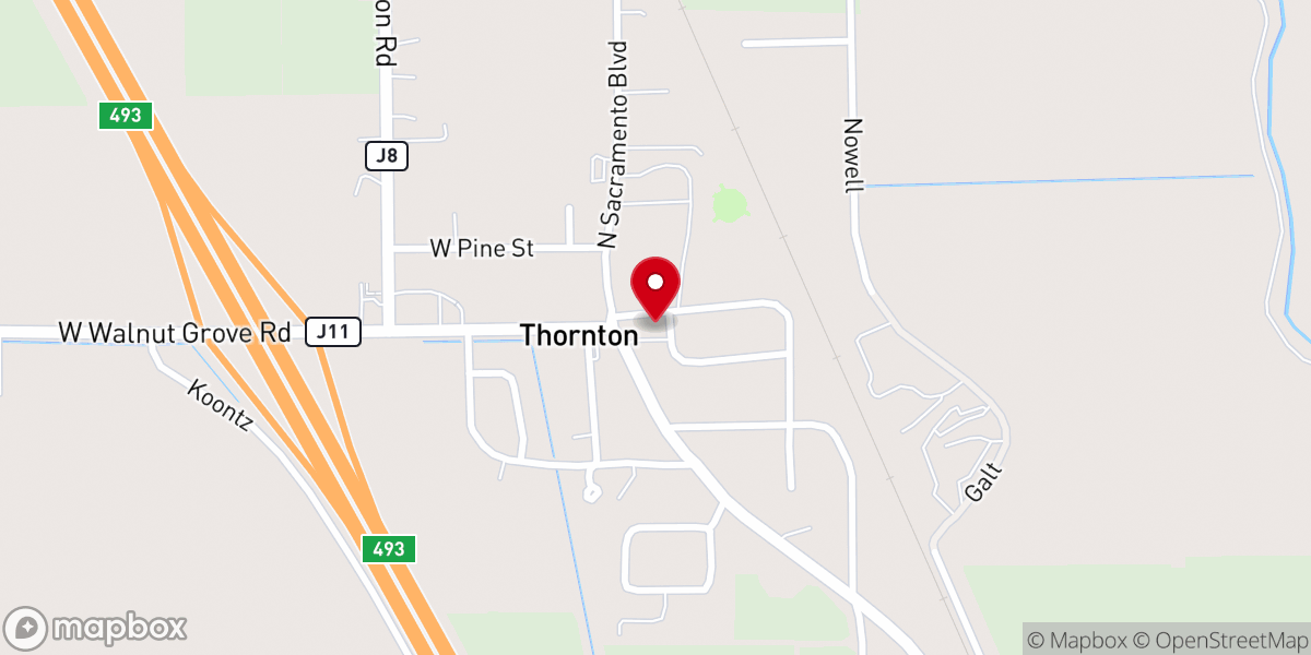 Map showing location of Our Lady of Sorrows Society