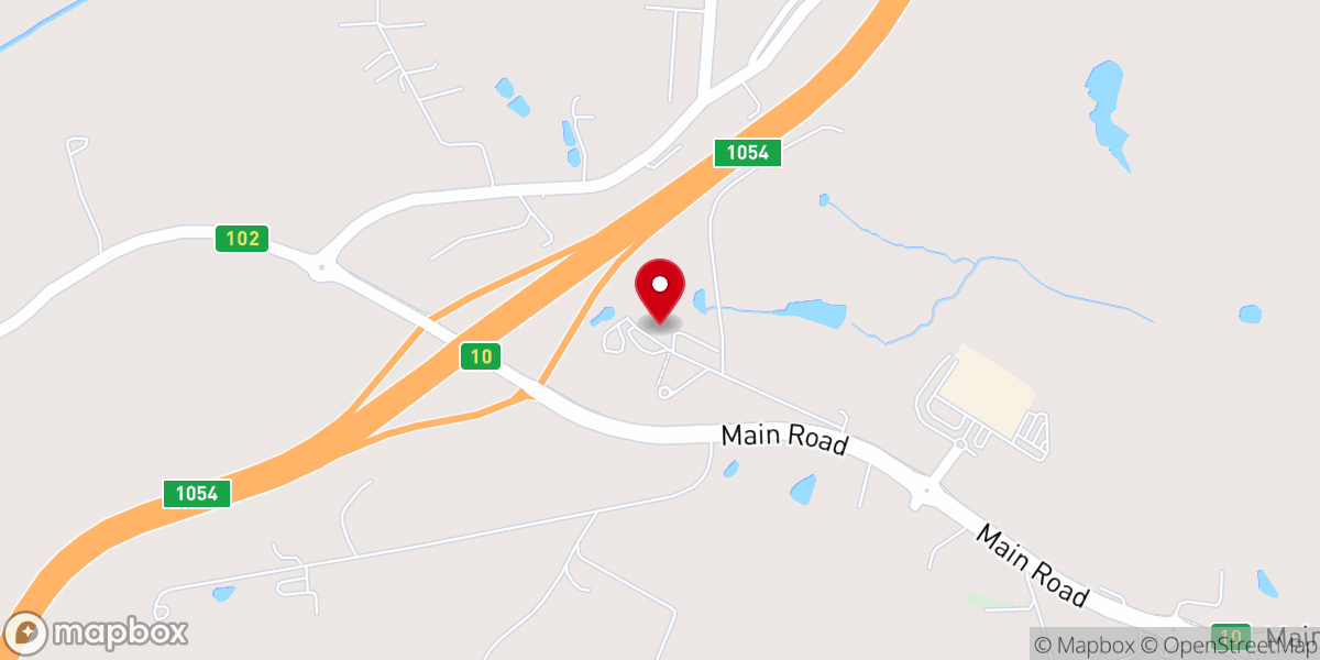 Map showing location of Highway Christian Church