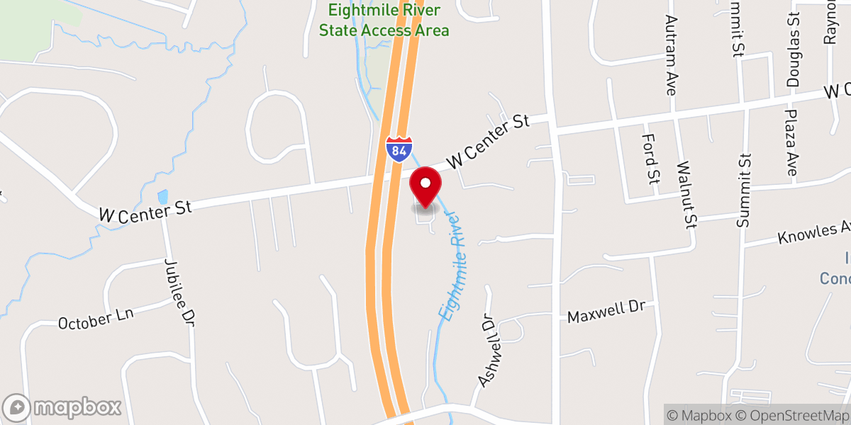 Map showing location of River of Life Pentecostal Church