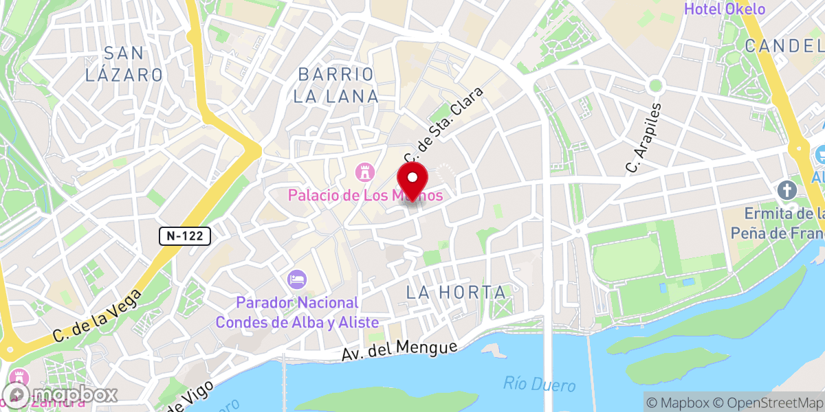 Map showing location of Sede Cofradía de Jesús del Vía Crucis