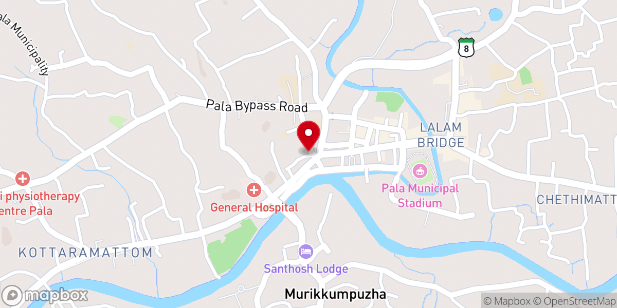 Map showing location of Nityardana Chapel