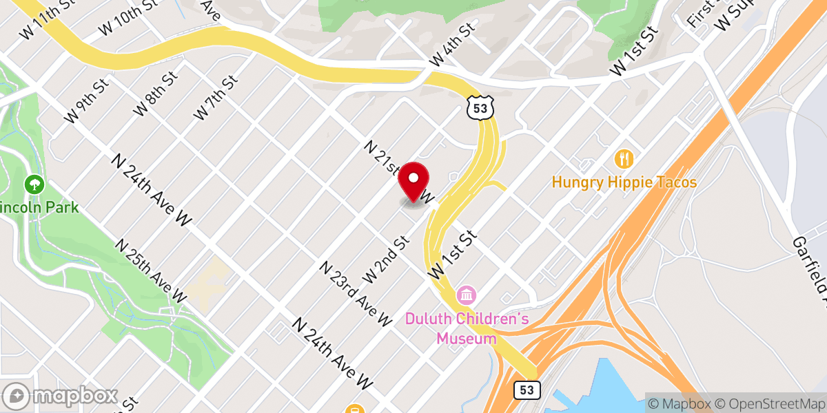 Map showing location of First Covenant Church