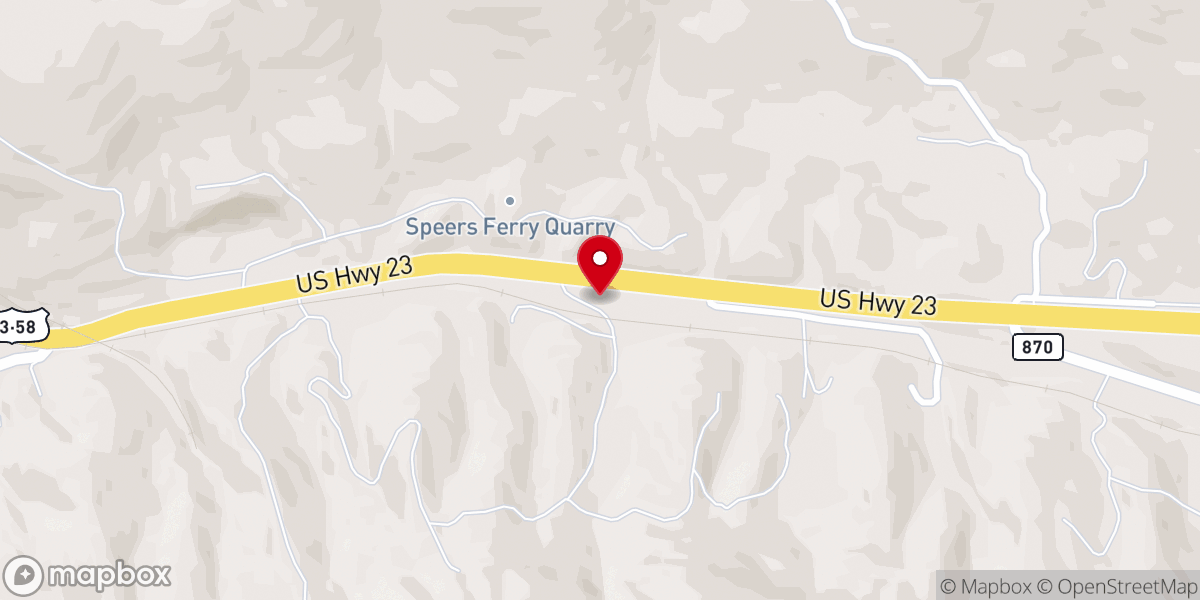 Map showing location of Speer’s Ferry Church