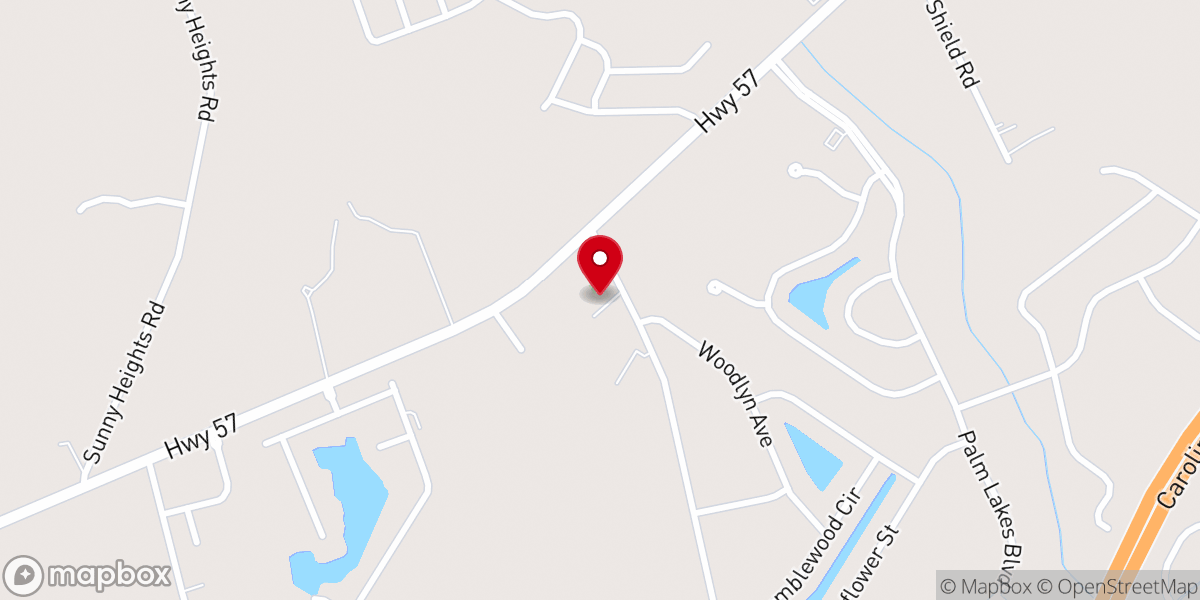 Map showing location of Mt. Pleasant Missionary Baptist Church