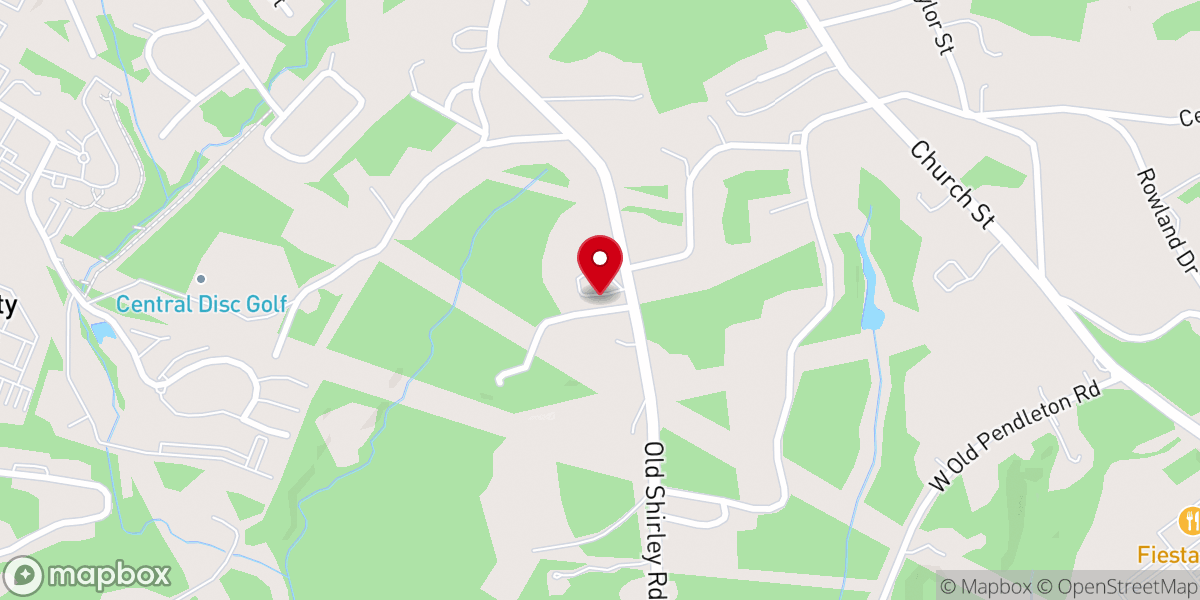 Map showing location of Iglesia La Esperanza